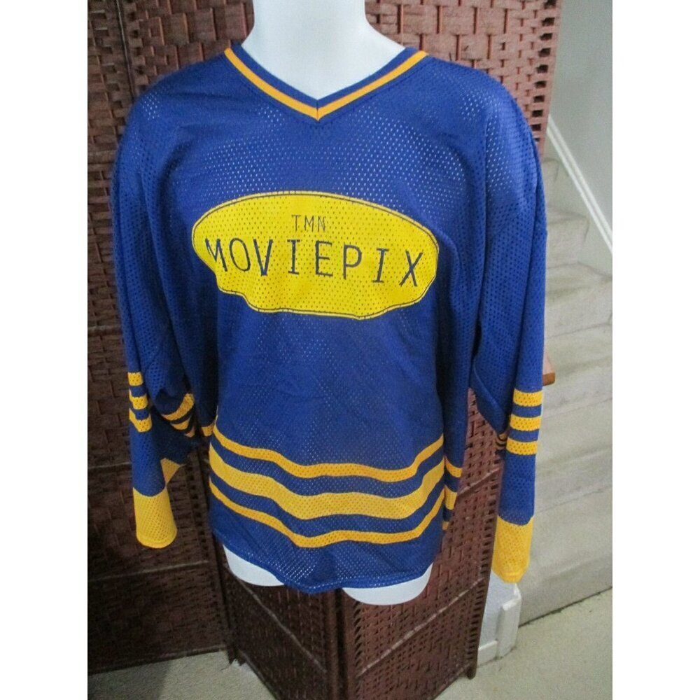 Rare Vintage TMN Moviepix Hockey Jersey Size XL Hits Of the 80's Promo Movie TV